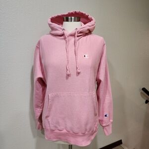 Champion Reverse Weave Sweatshirt Hoodie Pink Oversized Women's size Medium